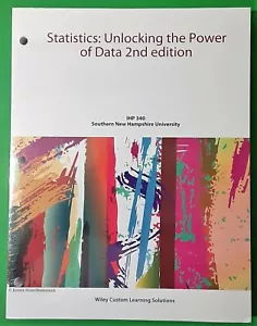 Statistics: Unlocking the Power of Data Second Edition Custom for SNHU - Imagen 1 de 3