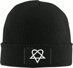 Heartagram Corazón Pentagrama Sombrero Gorro Fibra Acrílica Gorra Sombrero Música Elástico Cálido - Imagen 1 de 3
