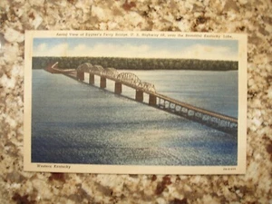 Eggners Fährbrücke, über Kentucky Lake Postkarte - Bild 1 von 2