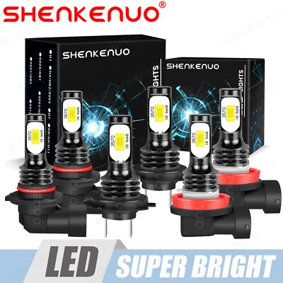 Combo de faros LED altos bajos + bombillas antiniebla 6000 k para Kia Forte Forte5 2017 2018 Foto 1 de 4