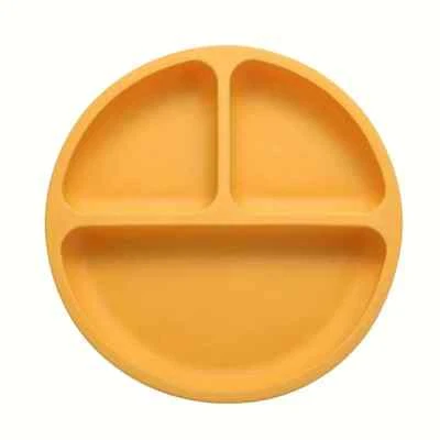 Assiette à Ventouse en Silicone Mignonne pour Enfants - Antidérapante Foto 1 de 4