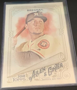 ALEX BREGMAN 2018 Topps Allen & Ginter 5x7 140 s# 44/49 Houston Astros - Picture 1 of 3