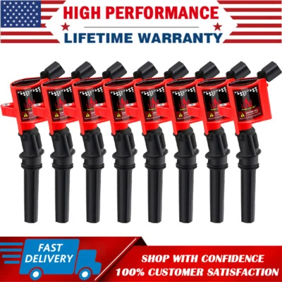 8 Pack Ignition Coils For Mercury Mountaineer Grand Marquis 4.6L 2004-2008 DG508 - Image 1 of 4