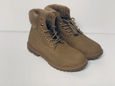 BOTAS MUJER ~ Charlotte Russe ~ Talla 8 ~ Gamuza sintética/Piel sintética ~ NUNCA USADAS Foto 1 de 4