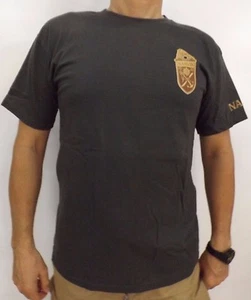 Cazador de Montaña Paracaidistas Marina Dietl T-Hemd Camiseta "Narvik ", Gris - Picture 1 of 4