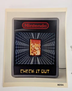 1990's Nintendo NES Internal 8" x 10" M29 Check It Out Photo Store Display Image - Picture 1 of 2