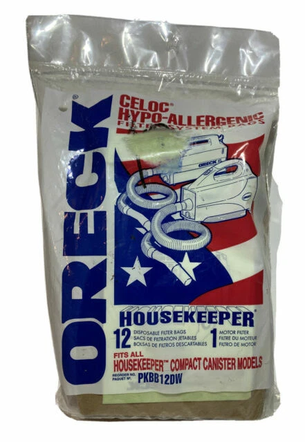 Oreck PKBB12DW Vaccum Cleaner Bag - Pack of 12