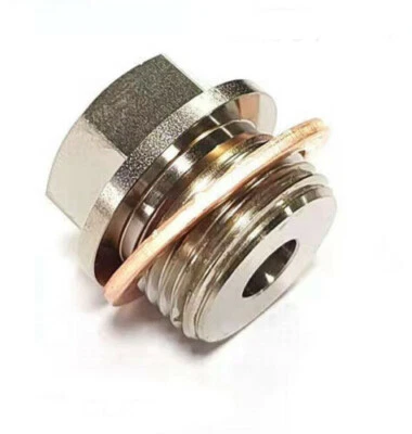 Adaptador de sensor accesorio M18x1.5 a 1/8NPT temperatura de presión de agua de aceite Foto 1 de 4