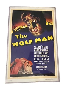 1941 Der Wolfsmann Filmplakat 11 x 17 Lon Chaney Gwen Conliffe Bela Lugosi - Bild 1 von 7