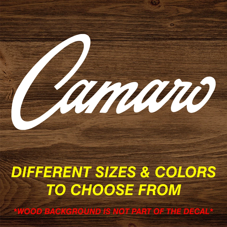 Camaro Vinyl Decal Sticker Many Sizes Colors Free Shipping SS RS Z/28 LS