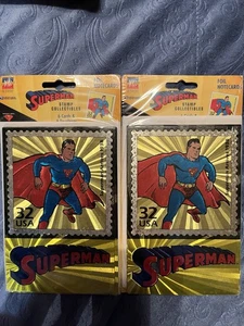 Posten 2 USPS Superman Notizkarten (2) Packungen (6) insgesamt 12 von 1998 - Bild 1 von 6