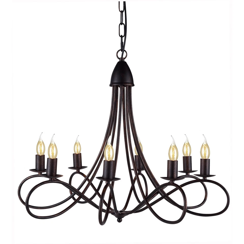 Elegant Lighting 1452D28DB Lyndon Pendant Dark Bronze - Image 1 of 1