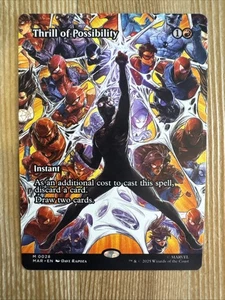 Thrill of Possibility - Borderless - Marvel's Spider-Man - MAR M 0028 NON FOIL - Picture 1 of 2