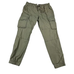 Gap Womens Green Flat Front Cargo Pockets Drawstring Jogger Pants Size Small - Picture 1 of 9