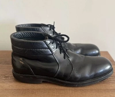 Botas Mason Chippewa vintage años 60’s cuero negro punta de acero para hombre talla 9  Foto 1 de 4