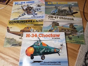 Squadron Signal Lot Helicopters Hind Choctow Chonook Apache Gunslingers - Picture 1 of 1
