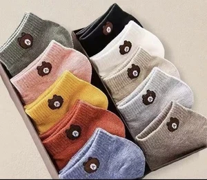 10 Paar Sneakersocken Damen Gr. 35-38 neu Bunt  - Bild 1 von 3