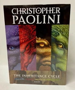Brand New Box of 4 Softcover BOOKS by Christopher Paolini - "Inheritance Cycle" - Imagen 1 de 6