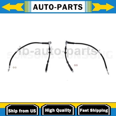 Manguera de freno delantera línea Sunsong 2 piezas para Land Rover LR3 2006 2007 2008 2009 4,4 L Foto 1 de 4