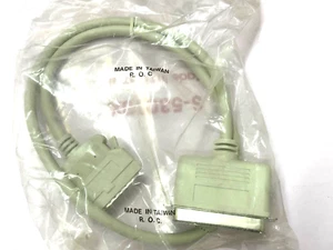 NEU 32" 50 PIN SCSI II STECKER AUF 50 PIN STECKER CENTRONICS KABEL - USA LAGER RM1CB10 - Bild 1 von 3