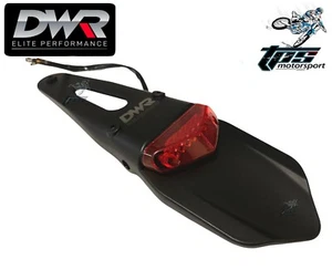 DWR REG NUMBER PLATE HOLDER TAIL TIDY BRAKE LIGHT YAMAHA DT 50 125 R E WR 125 X - Picture 1 of 2