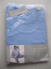 Avenue Men's Pyjamas L cotton short sleeve Top, long leg Trousers Bottoms set