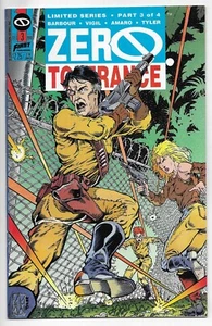 Zero Tolerance 3 COPPER AGE FIRST COMIC BOOK Limited Series CIRCA 1990 Tim Vigil - Picture 1 of 2