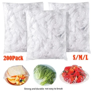 Fresh Keeping Bag 200PCS Elastic Disposable Food Storage Covers for Kitchen Bowl - Picture 1 of 15