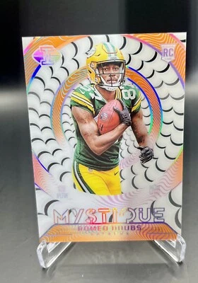 2022 PANINI ILLUSIONS ROMEO DOUBS MYSTIQUE ORANGE RC # M-37 - Image 1 of 4