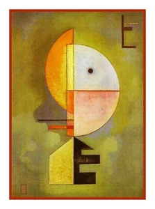 Abstract Artist Kandinsky Gold Upwards Orenco Originals Counted XStitch Pattern - Picture 1 of 3