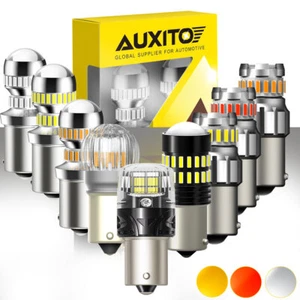 2x BA15S 1156 Led Light Bulb Brake Reverse Turn Stop Tail Car White Globe 12V - Picture 1 of 64