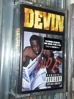 DEVIN THE DUDE SELF TITLED CASSETTE TAPE USA ED HYPE STICKER SEALED RAP HIP HOP - Image 1 of 4