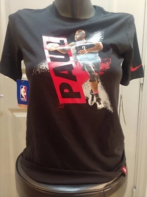 Camiseta NIKE Houston Rockets Chris Paul Talla Juvenil Mediana Negra NUEVA Foto 1 de 4