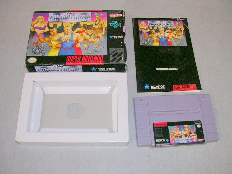THE COMBATRIBES (SNES Super NES Nintendo) Complete CIB
