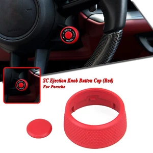 Red SC Ejection Knob Button Cap For Porsche Cayenne 2024-2025 - Picture 1 of 16