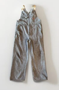 Vintage GWG Red Strap Striped Overalls Workwear 1950's Railroad Distressed - Bild 1 von 14