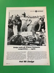 1965 HOT 65 DODGE MOPAR CORONET ORIGINAL VINTAGE PRINT AD ADVERTISEMENT PRINTED - Picture 1 of 1