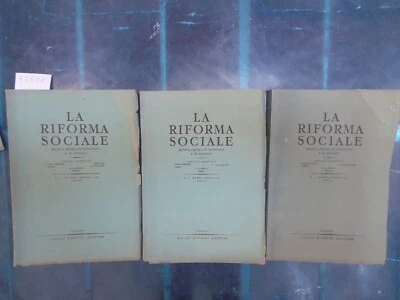 Direttore Luigi EINAUDI La Riforma sociale rivista ... 1934 annata completa - Immagine 1 di 4