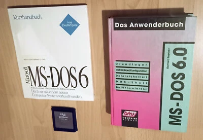 Microsoft MS-DOS 6.0 - verschweißt und ungeöffnet + CPU 486 A80503166 + Buch - Bild 1 von 4