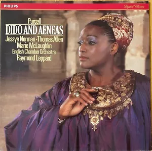 JESSYE NORMAN/RAYMOND LEPPARD / PURCELL Dido and Aeneas 1986 g/fold PHILIPS EXC - Picture 1 of 4