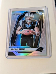 2024 Panini Prizm - Rookie Variations Jonathon Brooks #21 Silver Prizm (RC) - Picture 1 of 2