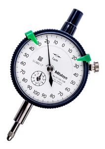 Mitutoyo 2124S-10 - Dial Indicator .0mm- 5mm, 8mm Stem, M2.5X0.45, Lug - Picture 1 of 2