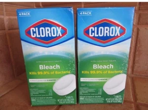 Clorox Ultra Clean Toilet Bowl Cleaner Tablets with Bleach - 2 - Picture 1 of 3