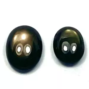 9,30 ct natürlicher 100 % - unbeheizter ovaler Stern Cabochon schwarzer Saphir Bangkaja - Bild 1 von 5