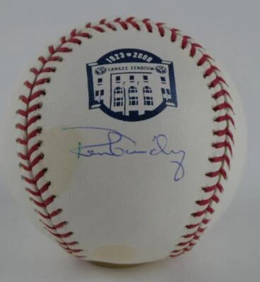 Ron Guidry Signed Rawlings Baseball Auto New York Yankees Stadium Steiner COA - Image 1 of 4