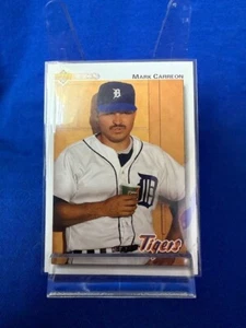 MARK CARREON 1992 Upper Deck Trading Card 739 Detroit Tigers RAW - Picture 1 of 2