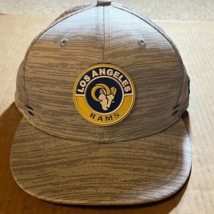 Los Angeles Rams NFL Mens medium large Hat Cap Adjustable Gray New Era NFL - Picture 1 of 12