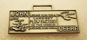 Vtg Largest Plow Factory John Deere 2004 NOS Farm Pocket Watch FOB LE 1000 - Picture 1 of 4