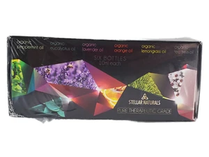 Stellar Naturals Pure Therapeutic Grade Essential Aromatherapy Oils Top 6 10ml - Picture 1 of 2