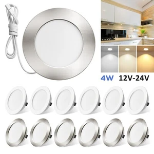 12V-24V LED Panel Einbaustrahler 3CCT Wohnmobil Flach Spot Wohnwagen 4W IP44 CE - Bild 1 von 30